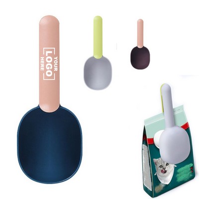 Dog & Cat Food Measuring Scoop with Bag Clip