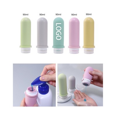 3oz 90ml Silicone Travel Bottling Bottle