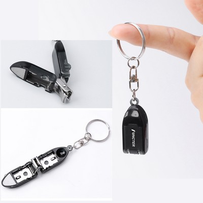 Mini Foldable Travel Keychain Finger Nail Clippers