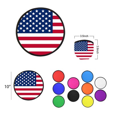 American Flag Collapsible Flying Disc