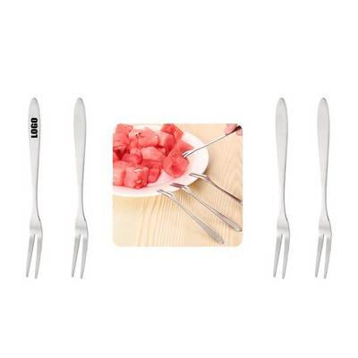 2 Teeth Fruit Dessert Fork