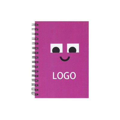 Happy Face A5 Hard Cover Spiral Notebook