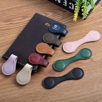 Pu Leather Magnetic Bookmark