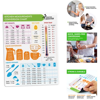 Kitchen Conversion Chart Magnet