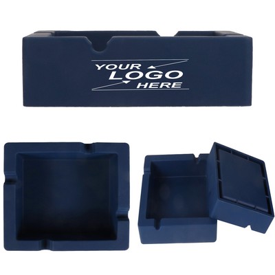 Durable Silicone Cigar and Cigarette Ashtray