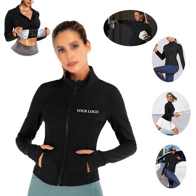 Womens Lightweight Zip Up Jackets