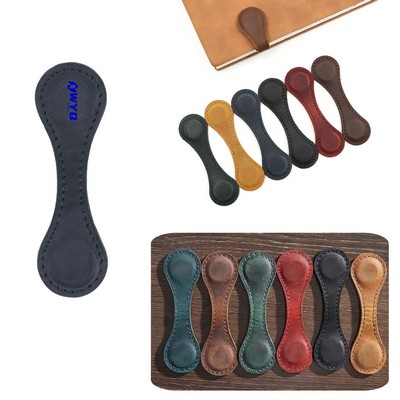 Leather Magnetic Bookmarks