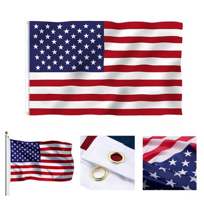 3' x 5' Double-sided American Flag