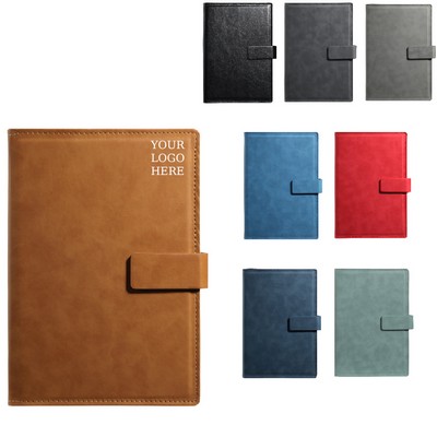 PU Notebook With Magnetic Buckle