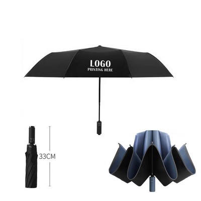 The Color Flip Inverted Folding Umbrella Auto Open Reverse Auto Closing