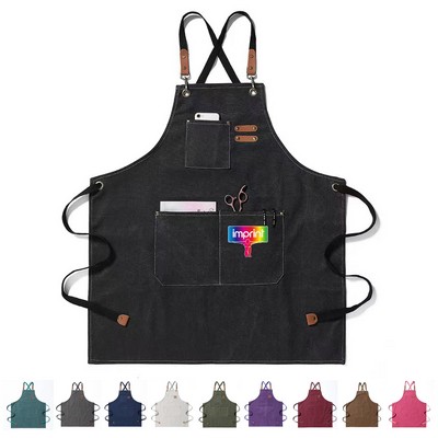 Canvas Aprons with 3 Pockets