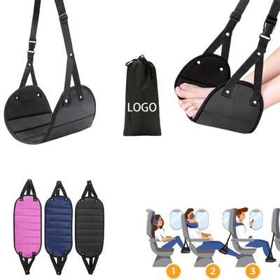 Adjustable Travel Hanging Footrest Hammock With Storage Bag