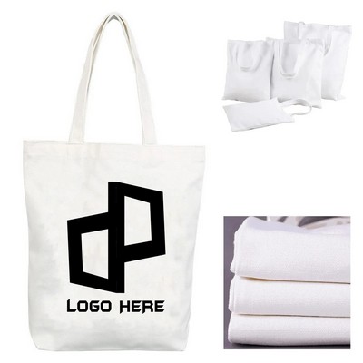 14.6 X 16.1 Inch Cotton Canvas Tote Bag