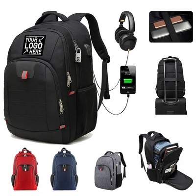 16 Inch Travel Laptop Anti-Theft Backpack with Password Lock