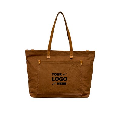 Canvas Laptop Tote Bag