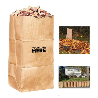 Paper Lawn Leaf Trash Bag