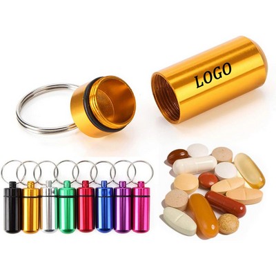 Keychain Pill Box