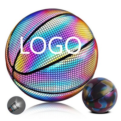 Reflective Neon Basketball