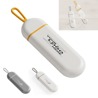 Portable Pill Organizer with Silicone Strap