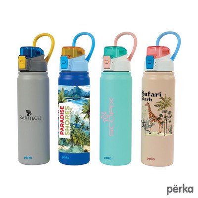 Perka Rex Fresh 24 oz. Double Wall, Recycled Stainless Steel Water Bottle