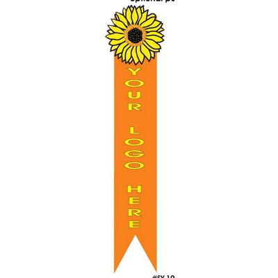 Sunflower Bookmark w/ Black Back