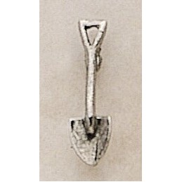 Shovel Marken Design Cast Lapel Pin (Up to 7/8")