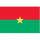 5'x8' Burkina Faso U.N. Nylon Outdoor Flag - Style B