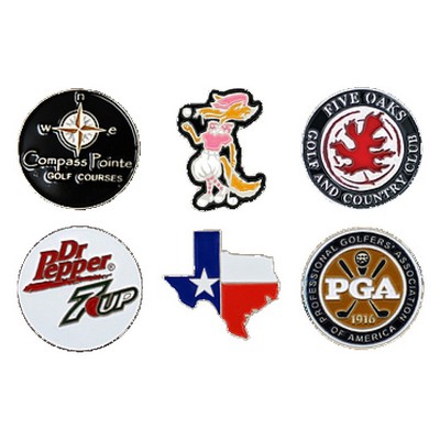 1" Die-Struck Ball Marker (Round or Custom Shaped)