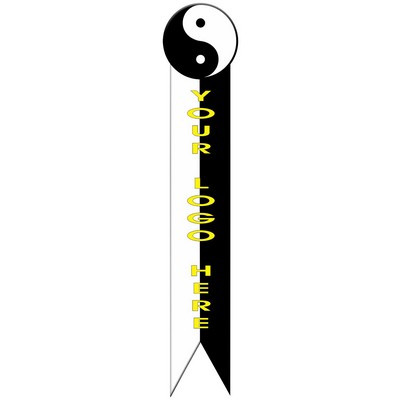 Yin Yang Bookmark w/ Black Back