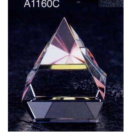 Rainbow Mounted Pyramid (2"x2"x2 3/8")