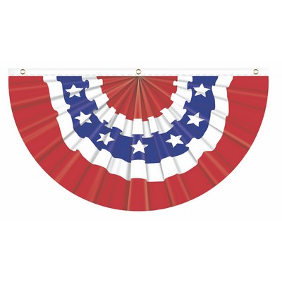 3' x 5' Cloth Mirage™ Patriotic Fan Bunting