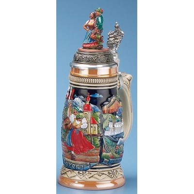 11" Alpenland Dancer Stein Mug