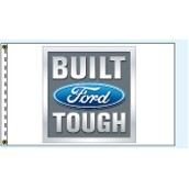 Authorized Dealer Free Flying Drape Flags (Built Ford® Tough) (2.5' x 3.5')