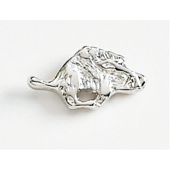 Razor Back Hog Marken Design Cast Lapel Pin (Up to 5/8")