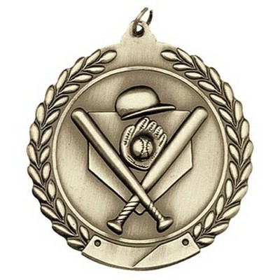 Medals, "Baseball" - 1 3/4" Die Cast