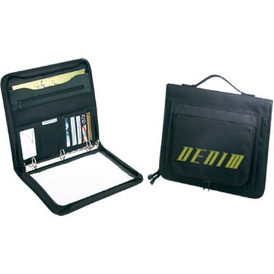 Zippered Binder Padfolio (13 1/2"x5 1/4")