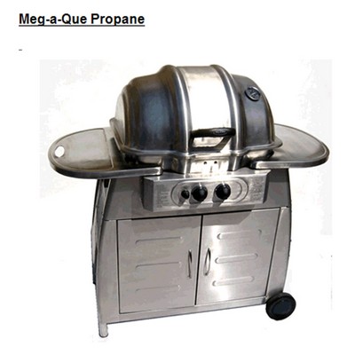 Meg-a-Que Backyard Gas Stainless Steel Grill