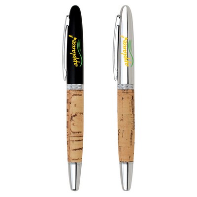 Cork Barrel Rollerball Gel Pen