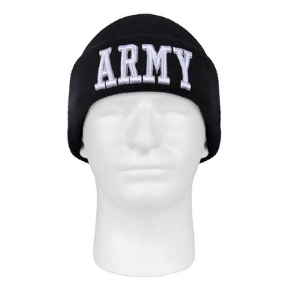 Army Deluxe 3-D Embroidered Watch Cap