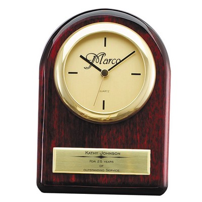 Piano Finish Rosewood Clock