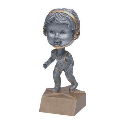 Resin Wrestler Bobble Head (6")