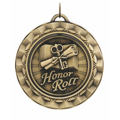 Honor Roll, Spinner Medal - 2-5/16"