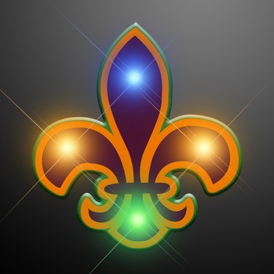 Fleur De Lis Body Light Pin - BLANK