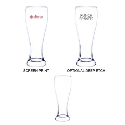 23 Oz. Pilsner Selection Standard Pilsner Glass (Screen Printed)