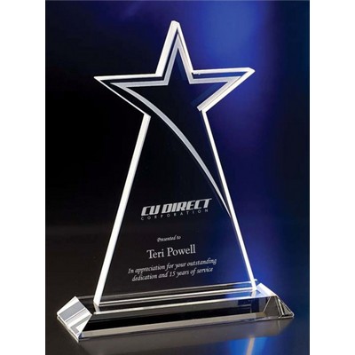 Shooting Star Optic Crystal Award