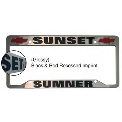 Zinc Die-Cast Metal Imported License Plate Frame (Imported)