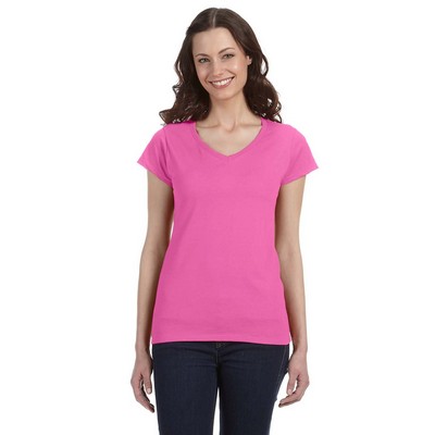 Gildan Ladies' SoftStyle® Fitted V-Neck T-Shirt