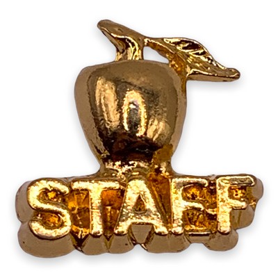 Staff w/Apple Lapel Pin