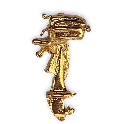 Out Board Motor 2 Lapel Pin