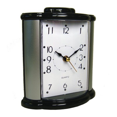 Cylinder Shape Desk Retro Analog Alarm Clock